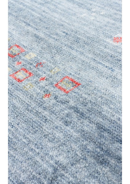 Zara Zr 06 Blue Yuvarlak Otantik Desenli Özel Hav Vermeyen ve Kolay Temizlenebilir Tensel Kullanılarak El Emeği Ile Özel Tezgahlarda Üretilen Modern Uşak Halısı modelleri
