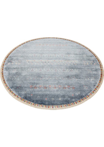 Zara Zr 06 Blue Yuvarlak Otantik Desenli Özel Hav Vermeyen ve Kolay Temizlenebilir Tensel Kullanılarak El Emeği Ile Özel Tezgahlarda Üretilen Modern Uşak Halısı fırsatları