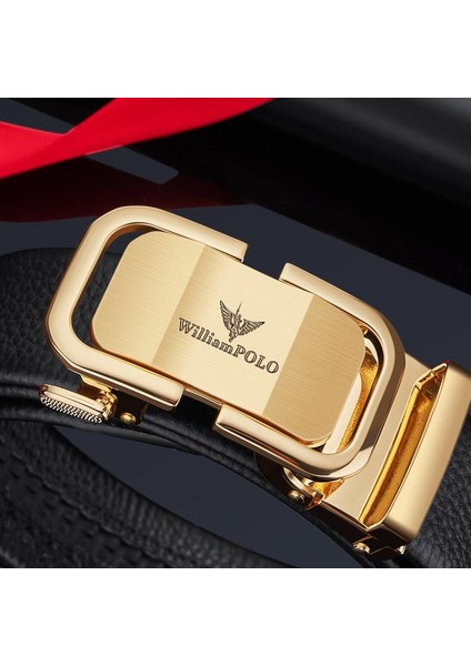 Elit Deri Metal Gold Tokalı Erkek Kemer indirimleri