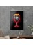 Cam Tablo Mexican Day Of Dead 30X40 cm 2