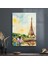 Cam Tablo Yağlı Boya Paris Eyfel 70X100 cm 1