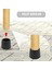 21 mm 16 Adet Pvc Masa Sandalye Profil Ayak Pabucu Sessiz Yumuşak Zemin Koruyucu Siyah 5