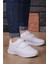232-1307 Comfort Taban Cırtlı Cilt Kadın Sneaker 4
