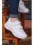 232-1307 Comfort Taban Cırtlı Cilt Kadın Sneaker 1