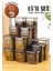15LI Peggy Dikdörtgen Saklama Kabı Seti 5x( 1900ML, 1500ML, 1150ML ) Etiketli 1