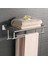 Duvara Monte Çift Havlu Askısı - 2 Barlı Banyo Raflı, 60CM, Paslanmaz Çelik (Yurt Dışından) 2