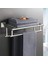 Duvara Monte Çift Havlu Askısı - 2 Barlı Banyo Raflı, 60CM, Paslanmaz Çelik (Yurt Dışından) 3