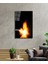 Eliza Home Sarı Kibrit Ateş Cam Tablo Match Fire 2