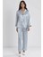 Pierre Cardin Saten Pijama Takımı 1200 Mist 5