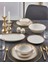 Camelia 54 Parça 12 Kişilik Yemek Takımı Gold 6419 2
