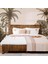 Palm Tree Nevresim Seti King Size Ekru 2