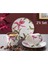Gönül 3399 Porselen Çiçekli Kahve Fincanı Takımı 2'li 1