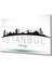 Eliza Home Istanbul Turkey Yazılı Siyah Beyaz Cam Tablo 1