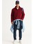 AC&Co / Altınyıldız Classics Erkek Bordo Anti-pilling Tüylenme Yapmayan Isı Koruyan Standart Fit Dik Yaka Polar Sweatshirt 4