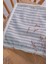 Gri Keten Dantelli 35x35 cm 4 Adet Servis Peçete 2
