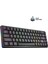 Rebel Siyah Low Profile Blue Switch Us Layout Rainbow Mekanik Gaming Oyuncu Klavye 1