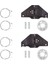 Citroen C5 Için Arka Cam Tamir Seti-Sağ-Sol-Set 1