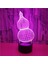 Yaratıcı Kabak Modeli 3D Görsel Gece Lambası LED Renkli Dokunmatik Atmosfer Masa Lambası USB Uyku Aydınlatma Yatak Odası Dekoru Çocuklar Hediye (Stil 1) (Yurt Dışından) 2