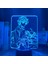 3D Illusion Gece Lambası Anime Karakter Masa Lambası USB Powered 7 Renk LED Işık Dokunmatik Anahtarı ile Çocuklar Için Hediye Yatak Odası Dekoru (Yurt Dışından) 1