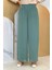 Bym Bel Lastikli Astarlı Şifon Pantolon 0267 Mint 1