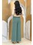 Bym Bel Lastikli Astarlı Şifon Pantolon 0267 Mint 3