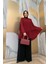 Bym Fashion Bym Çapraz Görünüm Pilise Detay Tunik 2363 Bordo 4