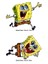 Spongebob Süngerbob 2 Adet Ütü ile Yapışan Tekstil Dtf Baskı 1