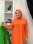 Bym Omuz Taş Işlemeli Düğmeli Tunik ve Pantolon Takım 8430 Oranj 4