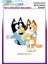 Bluey Ütü ile Yapışan Tekstil Dtf Baskı 1