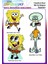 Süngerbob Spongebob 3 Adet Ütü ile Yapışan Tekstil Dtf Baskı 1