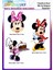 Mickey Minnie Mouse 3 Adet Ütü ile Yapışan Tekstil Dtf Baskı 1