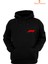 Formula 1 Baskılı 3 Iplik Unisex Siyah Kapişonlu Sweatshirt 1