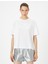 Basic Tişört Bol Kalıp Kısa Kollu Bisiklet Yaka Pamuklu 3
