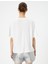 Basic Tişört Bol Kalıp Kısa Kollu Bisiklet Yaka Pamuklu 4