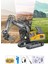 Işıklı Sesli Full Fonksiyon Metal Hareketli Kepçe 2.4ghz Uzaktan Kumandalı 680° Rotasyon Excavator 5