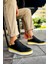 CH979 Santoni Gbt Spor Erkek Ayakkabı Sıyah/sarı 2