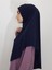 Namaz Örtüsü Hazır Büyük Esarp Malezya Modeli Khimar Tek Parca Hac ve Umre Icin Uygundur Lacivert 4