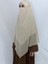 3katlı Multı Sifon Sufle Khimar Peceli Hazır Büyük Esarp Krem Renk 2