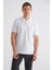 Erkek Polo Yaka Oversize T-Shirt %100 Pamuk 3