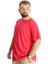 Büyük Beden Erkek T-Shirt Basic 20031 Mercan 1