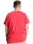 Büyük Beden Erkek T-Shirt Basic 20031 Mercan 4
