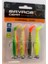 Cannibal Shad 6.8cm 3gr+5gr #1/0 Dark Water 4+4 Adet Silikon Seti 2