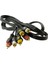 3 Rca Video+Ses Kablosu 1.5 Metre 1