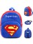 Anaokulu Çocukları Süper Kahraman Süpermen Sırt Çantası (Yurt Dışından) 1