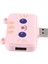 Sevimli USB Hub Tip C - Uyumlu Usb3.0 Pd 60W Şarj Aleti Akıllı Telefonlar Için Çoklu Splitter Adaptör Dock'u (Pembe 3A) (Yurt Dışından) 3