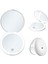 Kozmetik LED Dolum Aynası Uygun Kompakt Paslanmaz Çelik Cep Vanity 2 Taraflı Taşınabilir Katlanır Ayna, Beyaz (Yurt Dışından) 1