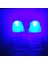 5 Çift LED Işık Yanıp Sönen Parmak Uygun Sahne Çok Fonksiyonlu Taşınabilir Işık Elektronik Aksesuarlar, Mavi Işık (Yurt Dışından) 1