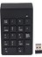 Sayısal Tuş Takımı, Dizüstü Masaüstü Pc Dizüstü Bilgisayar Için 2.4g Mini USB Sayısal Alıcı ile 18 Tuşlu Kablosuz USB Sayısal Tuş Takımı Klavye - Siyah (Yurt Dışından) 1