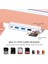 6 In 1 Tip-C USB C Hub Tf Sd Kart Okuyucu Hub Yerleştirme Istasyonu Için USB C Dizüstü Bilgisayarlar Için Destek Sd Tf Kart (Yurt Dışından) 4
