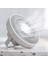 LED Lambalı Hava Soğutucu Fan Uzaktan Kumanda Şarj Edilebilir USB Güç Bankası Tavan Vantilatörü 3 Dişli Duvar Ventilador, (Yurt Dışından) 3